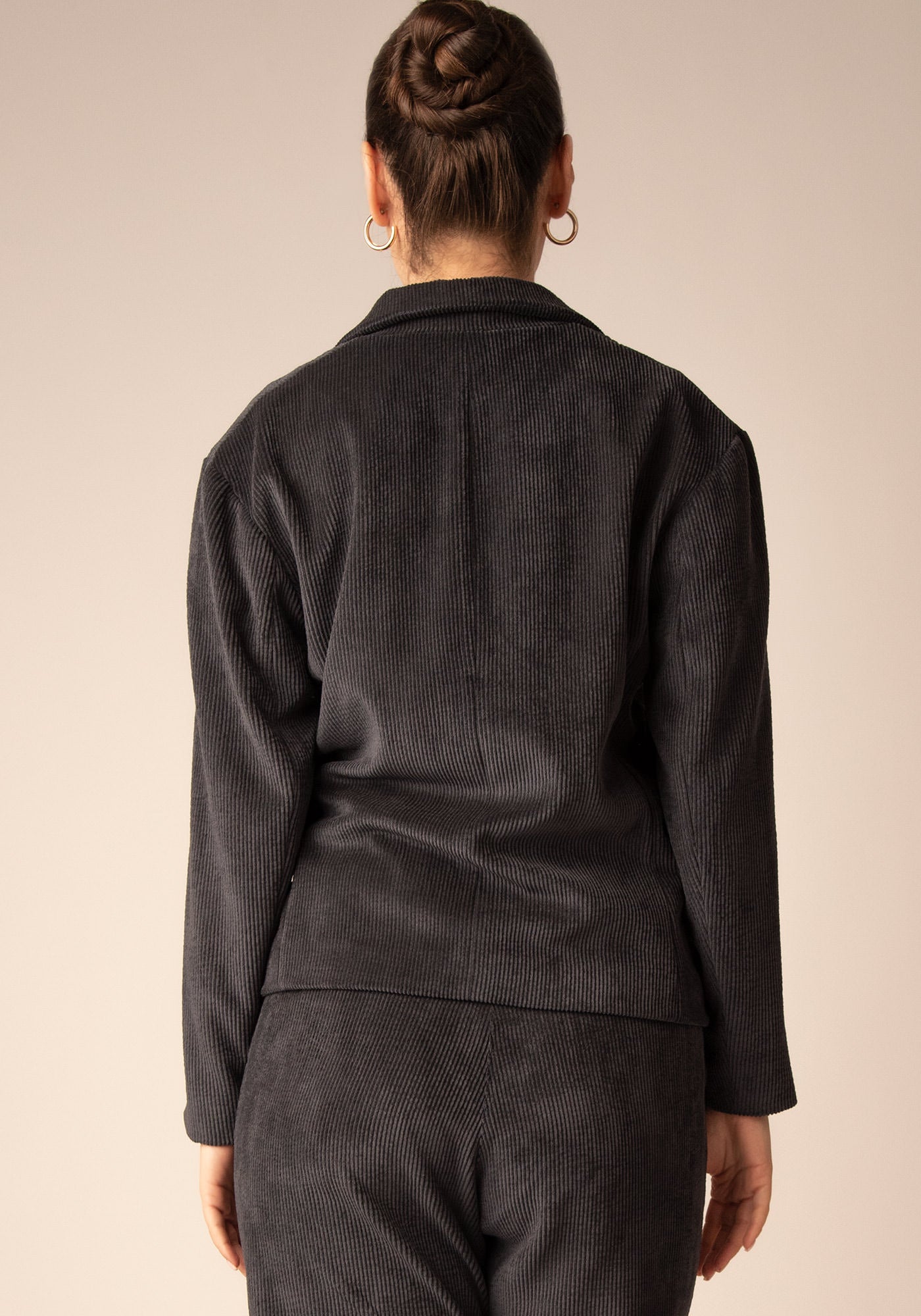 Дамски Блейзер от Кадифе в Сиво