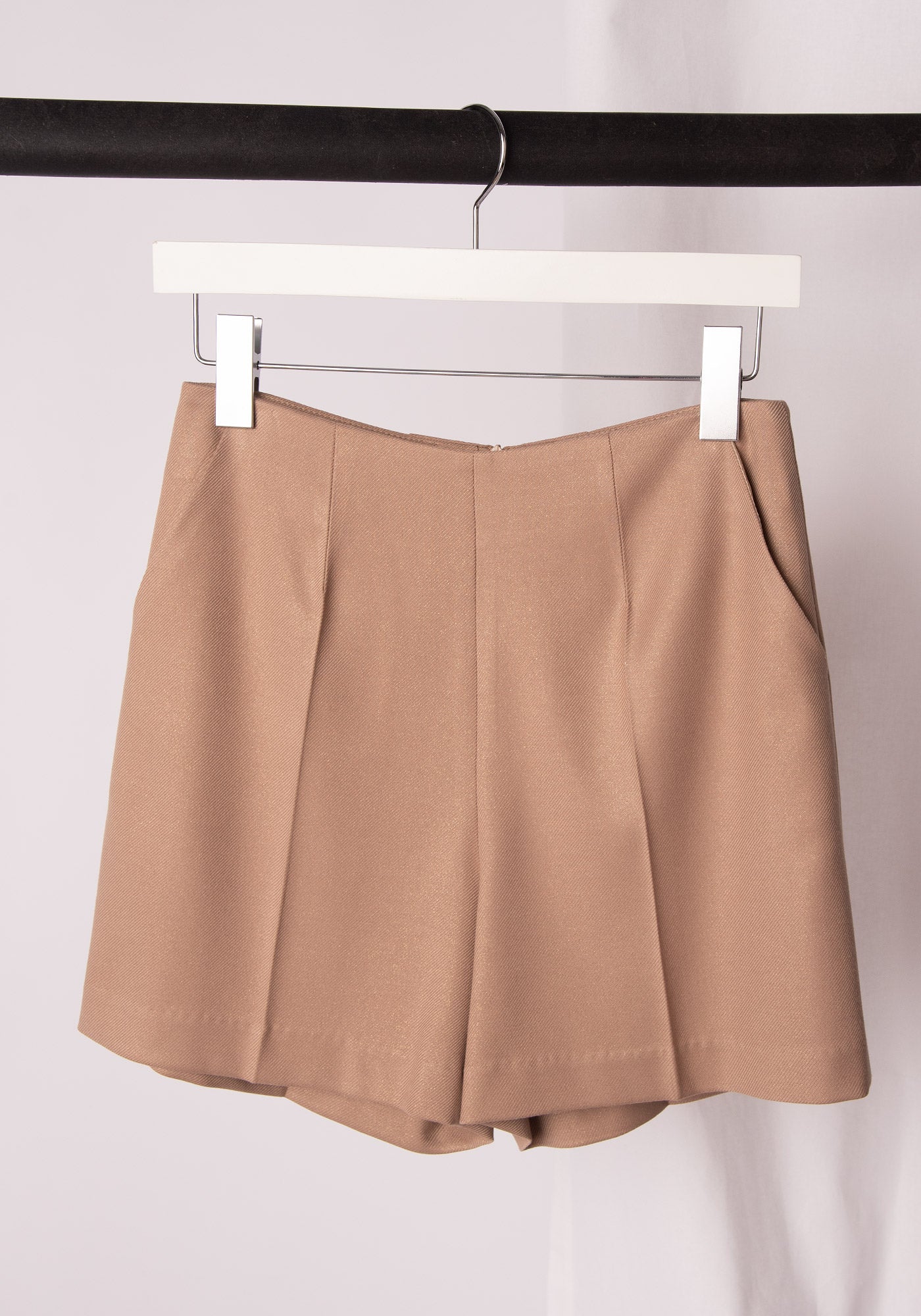 Women's High Waisted Shorts in Gold hue