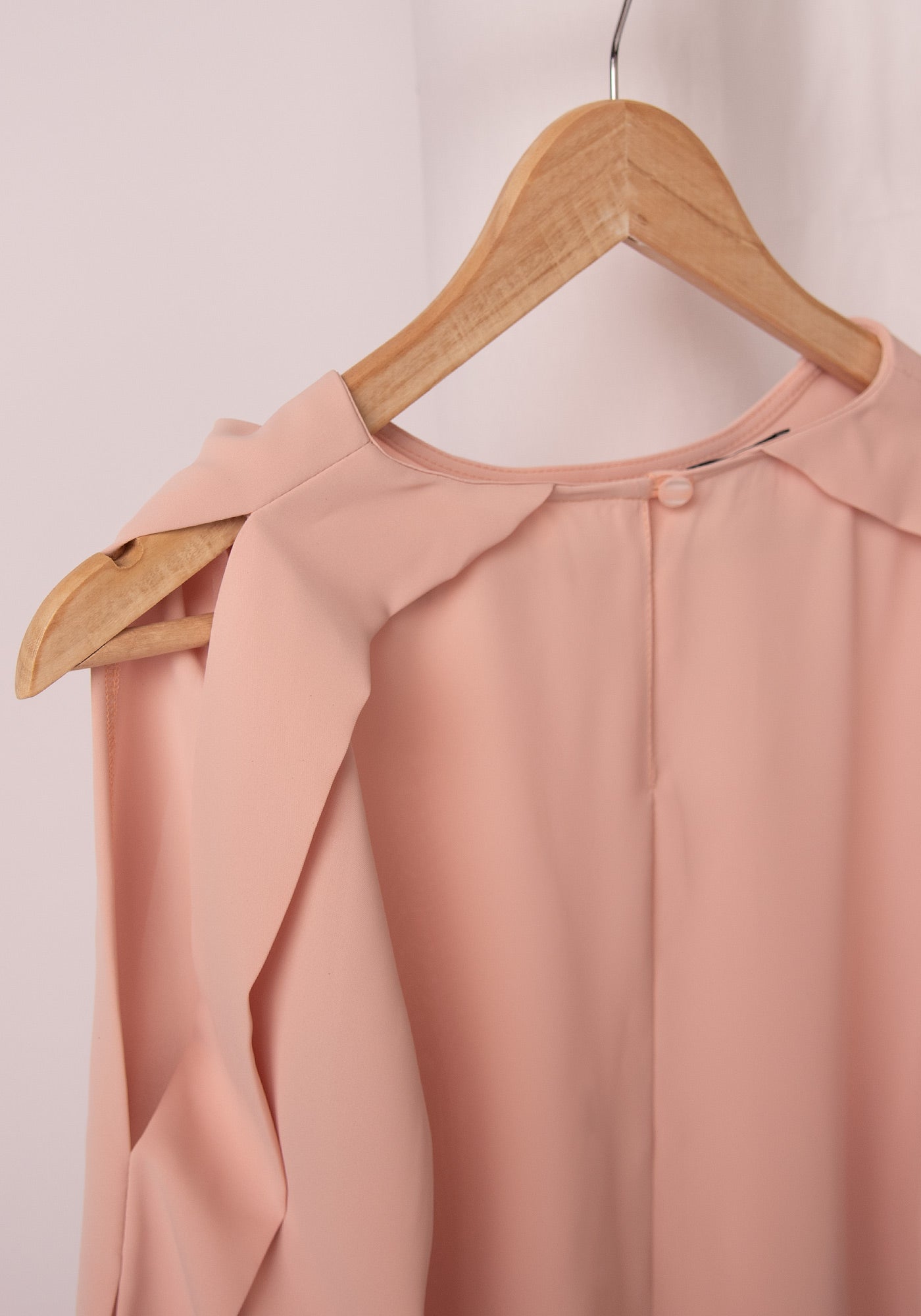 Women's Slit Sleeve Blouse in Blush pink