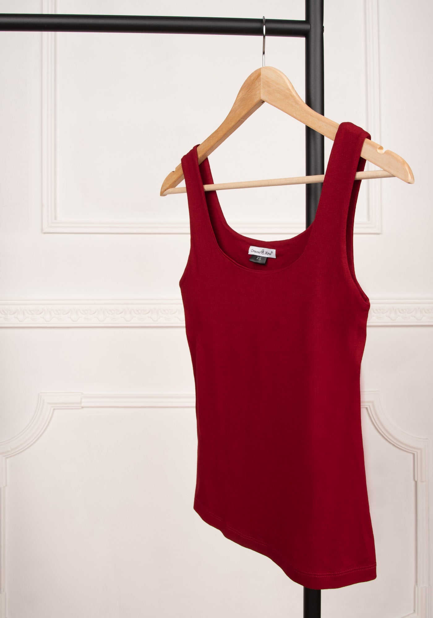 Women's Tailored Jersey Tank Top in Red