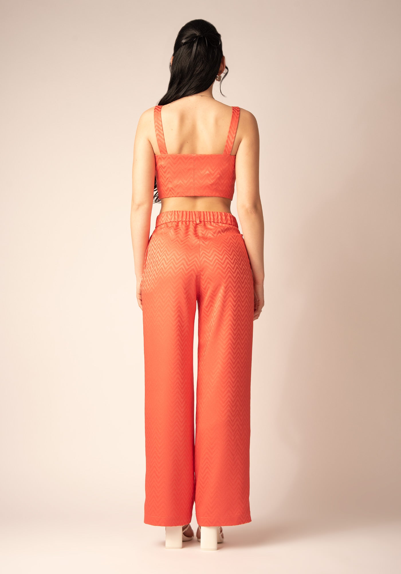 Women's Straight Leg Pant in Coral