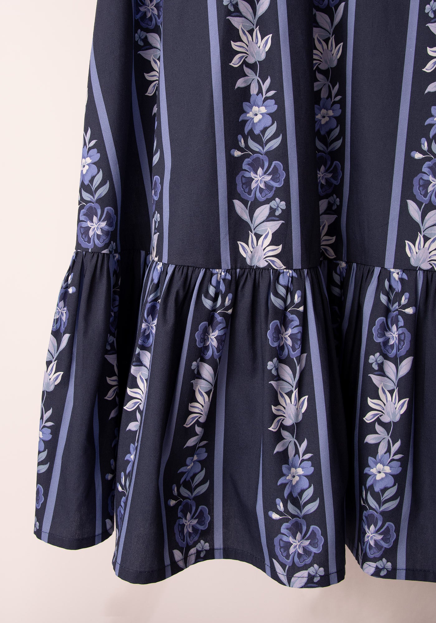 Women's Oversized Summer Dress - Floral Navy