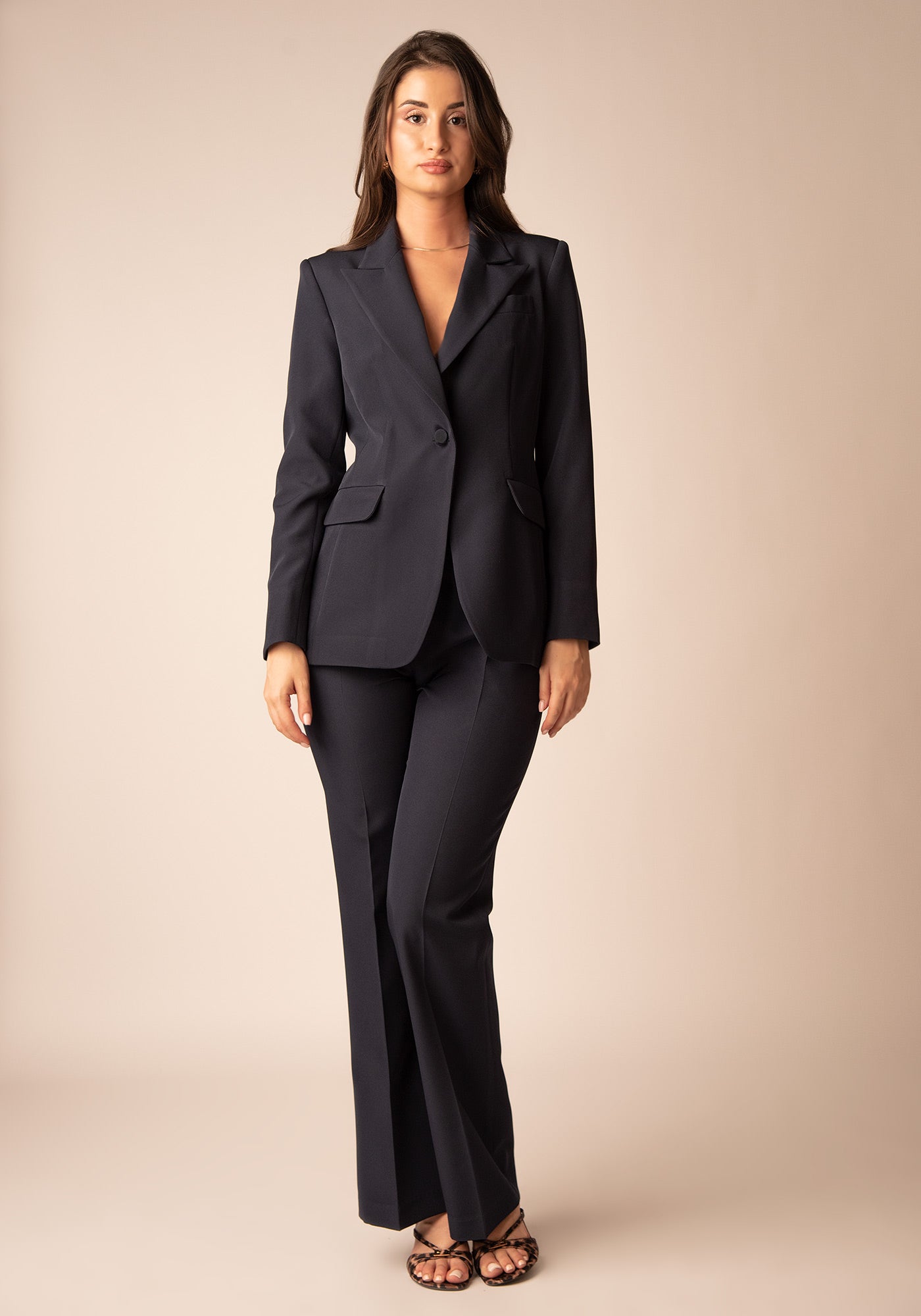 Women's Tailored Blazer in Navy