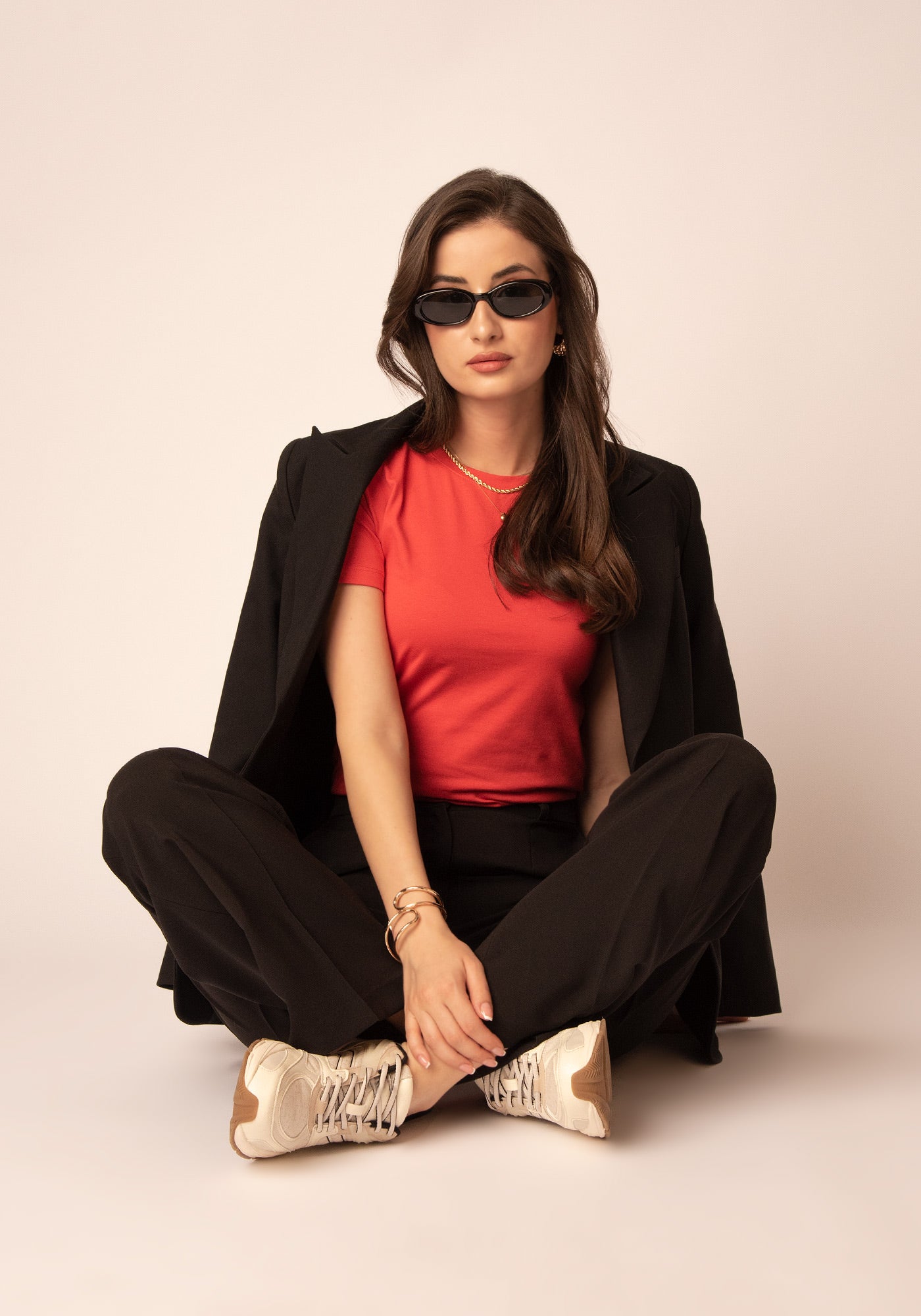Women's Certified Cotton Crewneck Tee in Red