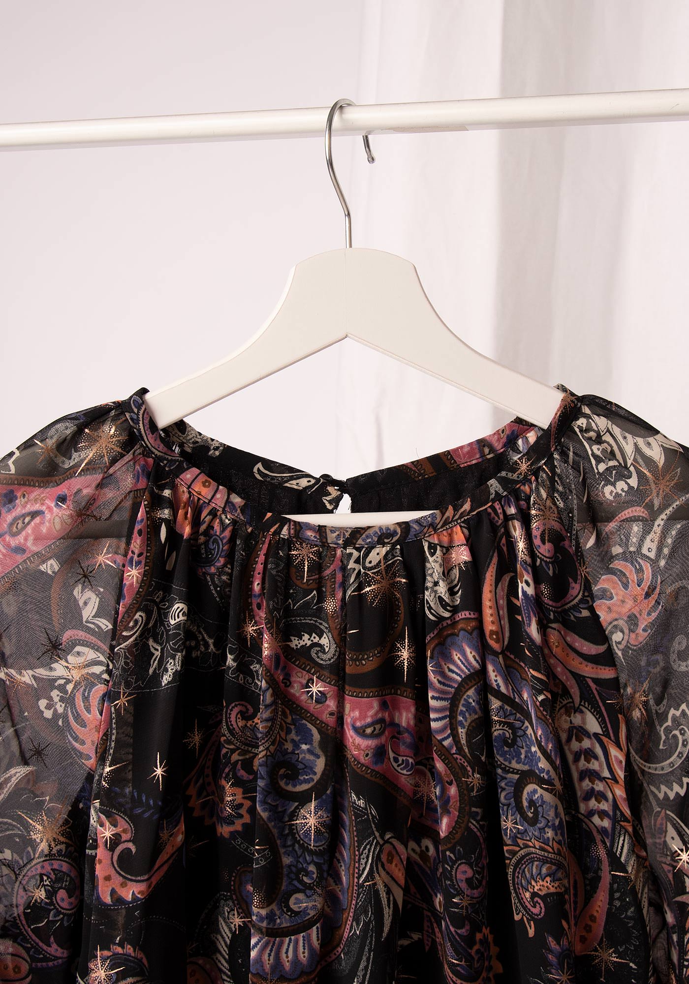 Къса Рокля от Шифон със Свободен силует