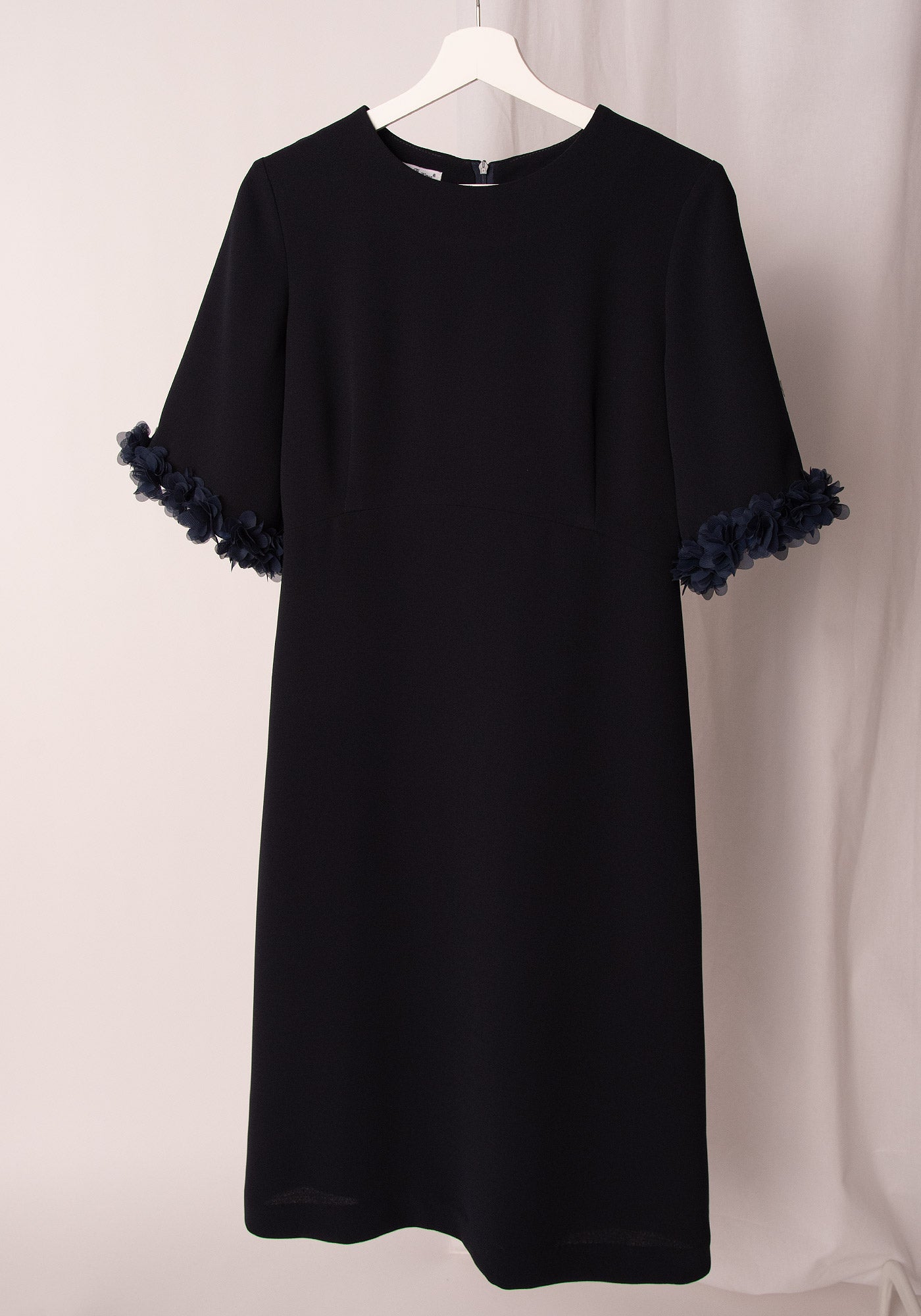 Women's A Line Midi Dress in Navy