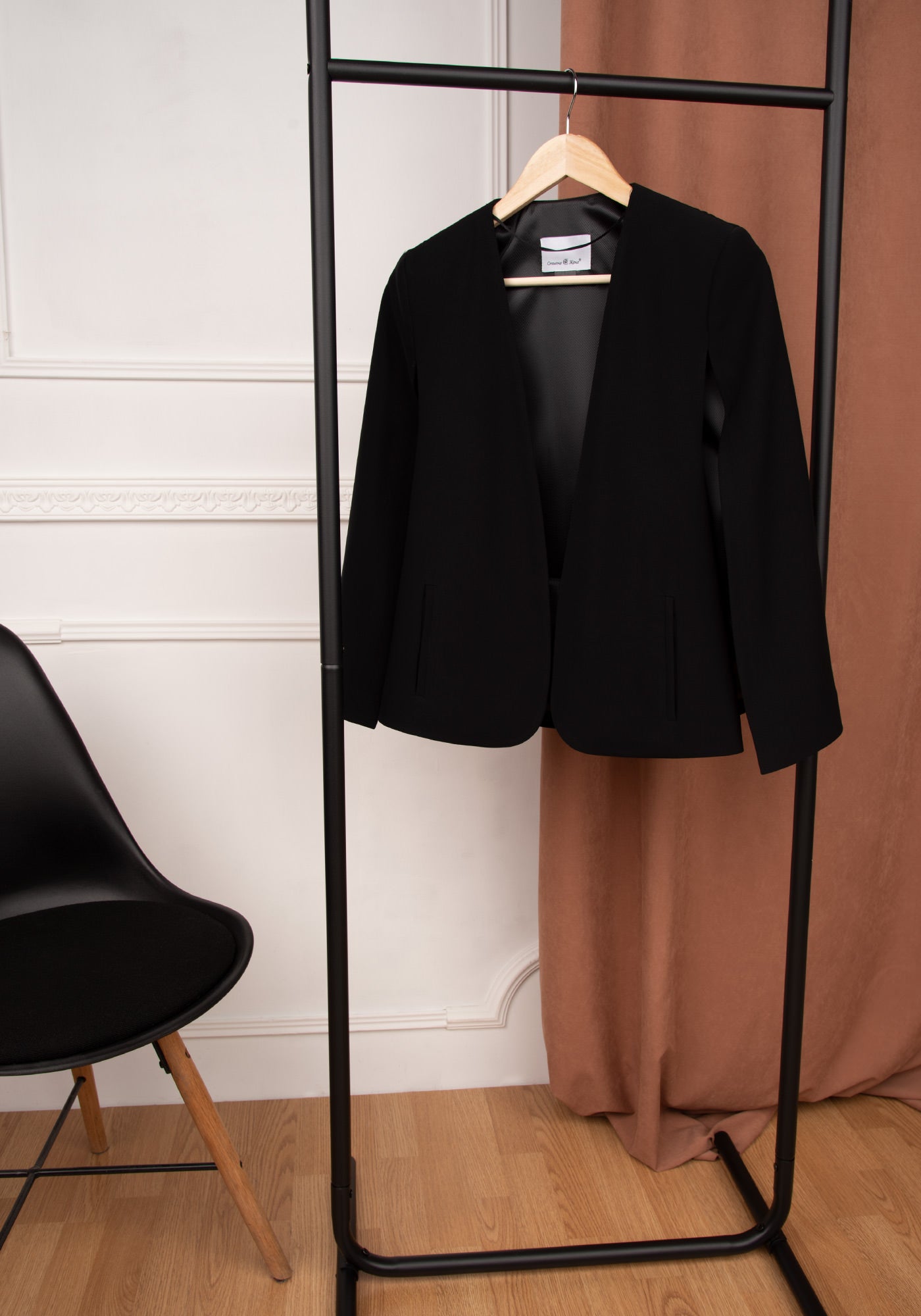 Women's Cape Blazer in Black